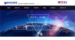 Desktop Screenshot of beelandsolar.com